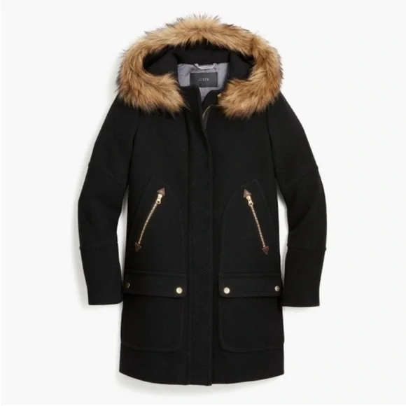 J. Crew Chateau Parka in Italian Stadium Cloth Wool - Picture 1 of 4